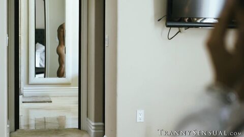 Tatted trans Eva Maxim serves hole breakfast to stepdad Ricky Larkin