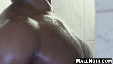 MaleNoir.com - DeAngelo's black cock is irresistible candy for my mouth