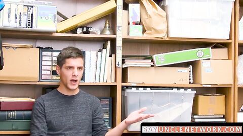 SayUncleNetwork.com - Twink thief relishes raw discipline fuck from strict officer