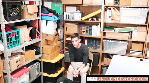 SayUncleNetwork.com - Twink thief relishes raw discipline fuck from strict officer