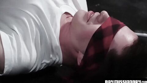 BoyMissionary.com - Blindfolded twink's love of spanking and anal play with elder