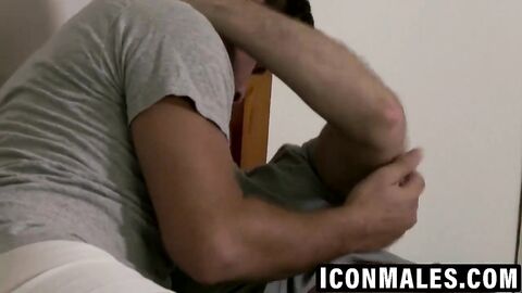 Roomies Aaron and Aj swap sucking and fucking