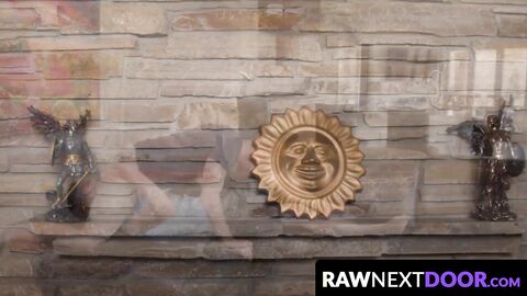 RawNextDoor.com - Gay sixty-nine rimming ends with POV doggystyle bareback for Scott