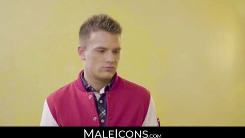 MaleIcons.com - Delicious young stud's banging session with boyfriend's massive cock