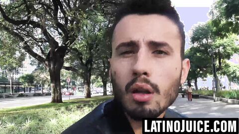 Straight Latino breeds for cash before POV facial