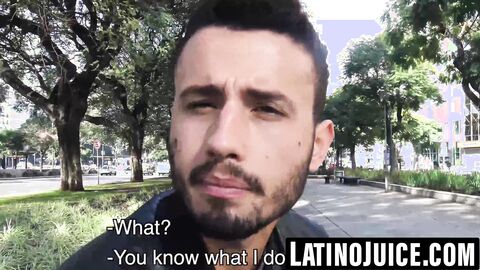 Straight Latino breeds for cash before POV facial