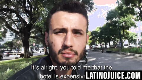 Straight Latino breeds for cash before POV facial