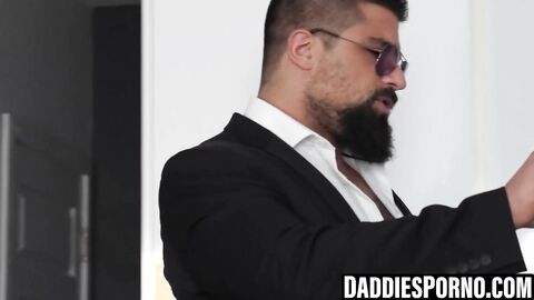 Stepson swallows taboo load then takes bareback