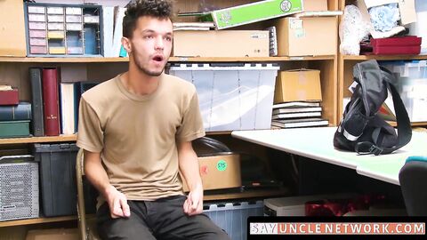 SayUncleNetwork.com - Young perp's ass intensely pounded by officer's massive cock