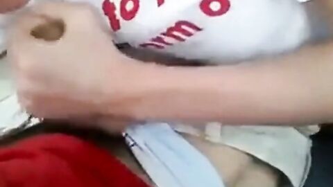 Young Blonde Gives Daddy Roadhead