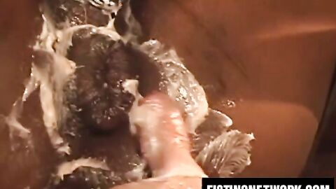 Stud Tom Vacarro fucks Aaron Tanner with toys in threesome