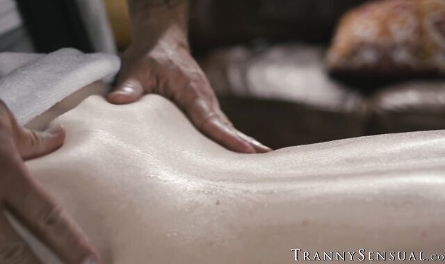 Colby Jensens thick cock destroys trans Natalie Mars tightest hole