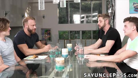 Horny Johnny Ford and Brogan trade stepsons for a raw fuck fest