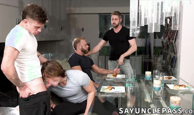 Horny Johnny Ford and Brogan trade stepsons for a raw fuck fest