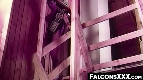 FalconsXXX.com - Jacob's distant masturbation teases a watching Kristofer