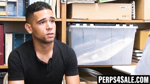 Latino thiefs ass ruined by officers battering ram