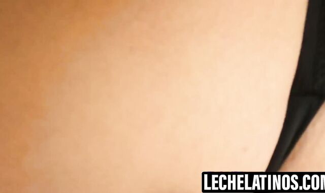 LecheLatinos.com - Angel Crush craves drilling by Axxl Mart's big dick