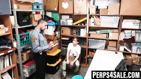 Security squad gangbangs thiefs hole in interrogation