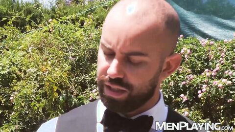 Manuel Scalco gives waiter Bruno Max good tip and hard anal banging