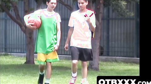 OTBXXX.com - Latino twinks enjoy some sports before indulging in hot anal pleasure