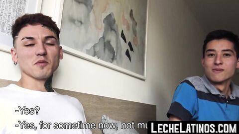 LecheLatinos.com - Straight Latino's first gay group sex encounter: raw, wild, and to