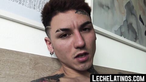 LecheLatinos.com - Straight Latino's first gay group sex encounter: raw, wild, and to