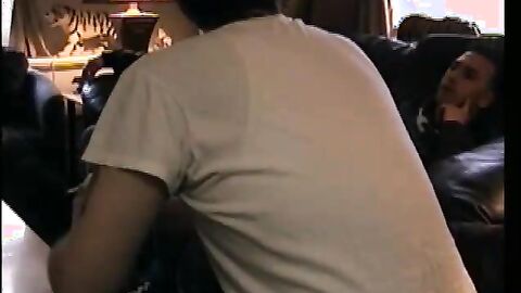 Horny Cory and Paulie shed their clothes and start stroking