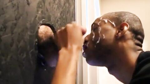 Black Bareback Amateur Takes Big Cock, Loves Cum