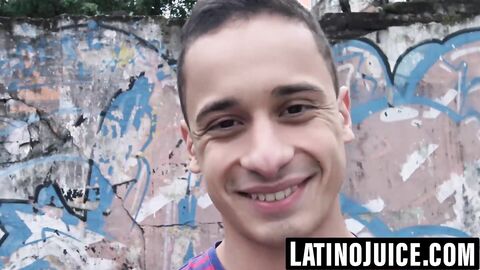 Three well hung straight Latinos in intense threesome sex