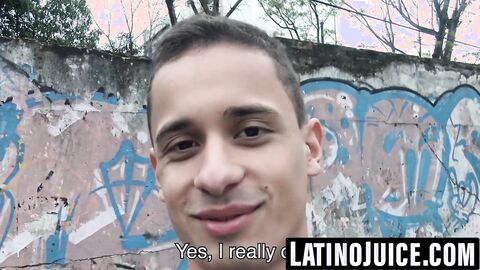 Three well hung straight Latinos in intense threesome sex