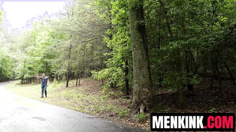 Christian Wilde abducts Brody Fox and Logan Aarons for forest bondage