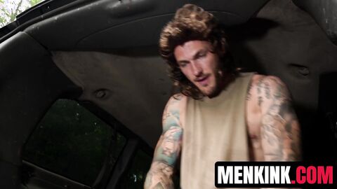 Christian Wilde abducts Brody Fox and Logan Aarons for forest bondage