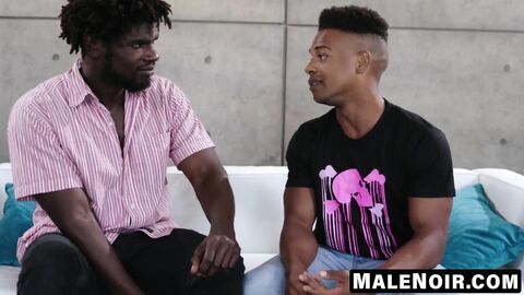 MaleNoir.com - Adrian and Devin's black dude action is full on hardcore
