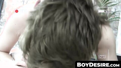 BoyDesire.com - Amateur twink Dylan Strike's cock sucking and cum-swallowing finale