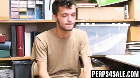 Young perp drilled by officer's monstrous thick cock