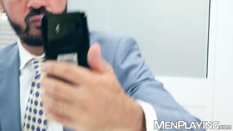 Dani Robles secretly lusted for hot Thomas Thunder in the office