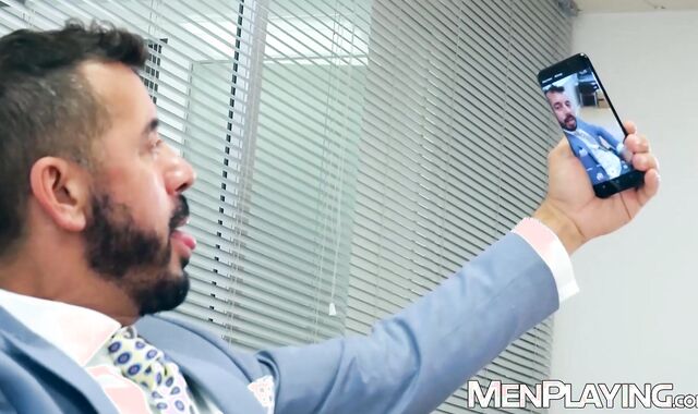Dani Robles secretly lusted for hot Thomas Thunder in the office