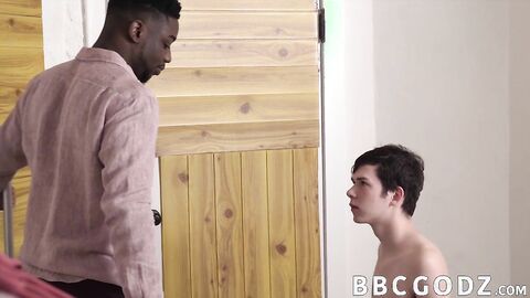 Black man is here to pound his young lover bareback style