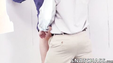 Sexy hunks with big dicks get it on at the office after work