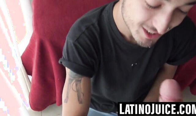Latino twink converted to gay through intense POV fucking