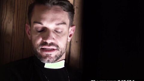 FatherXXX.com - Catholic priest's ass-eating session leads to a raw, spiritual fuckin