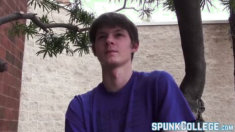 Young latino gay blows twink while teased with grinding