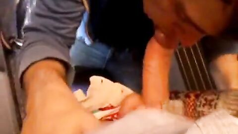 Outdoor Fun: Blowjob and Cum Swallow