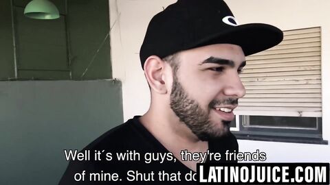 Colombian straight stud unloads jizz on spitroasted bitch's face