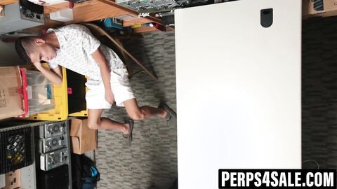 Handsome perp swallows then takes the guard's BBC raw