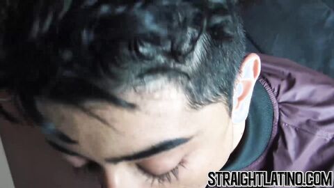 Handsome Latino takes a big dick inside his tight ass hole before cumming in mouth