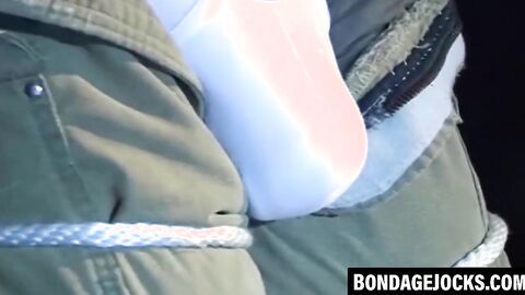 Fireman tries to escape but fails as he stays bound tightly