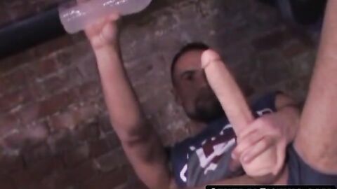 CentralFisting.com - Matthieu Paris' solo dildo ride show