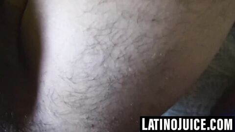 Straight Latino barebacked and gets face sprayed POV style