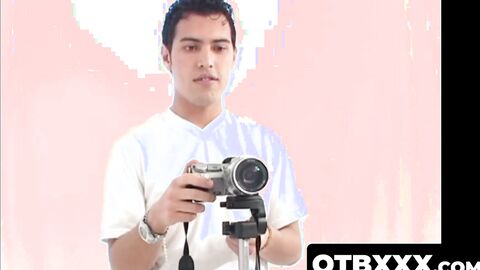 OTBXXX.com - Slurping on an asshole before intense anal sex for Latino twinks